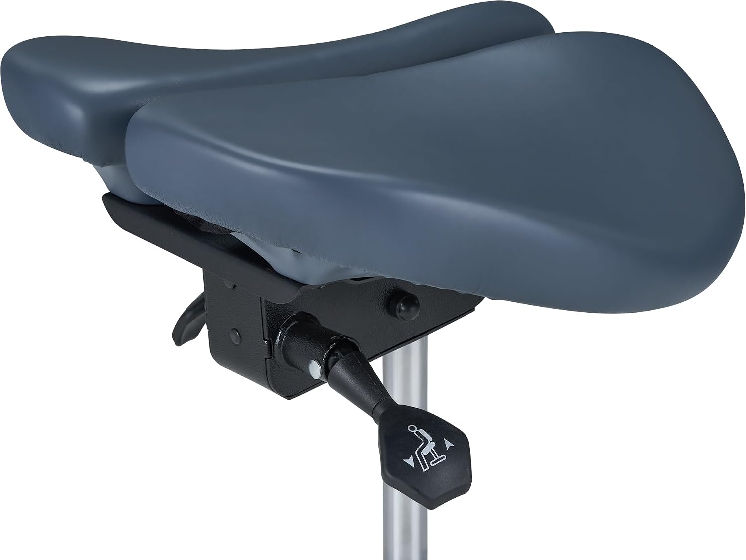 Master Massage Berkeley Ergonomic Split Style Saddle Stool in Royal Blue