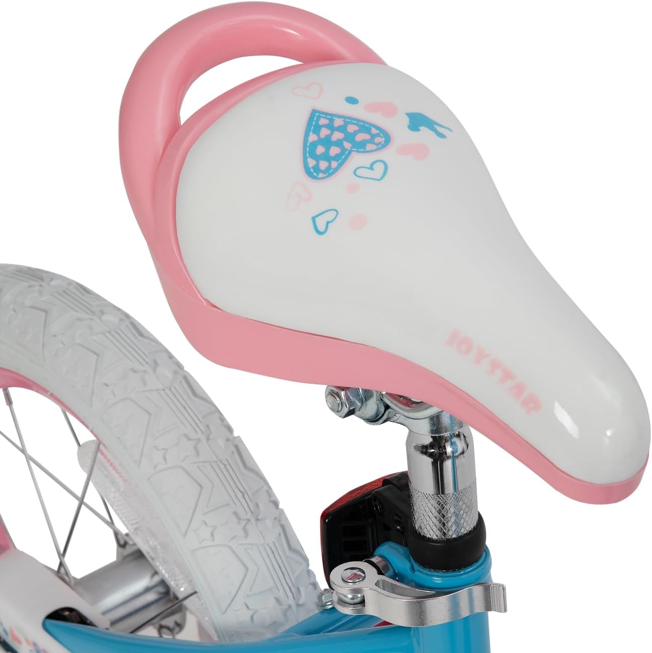 JOYSTAR Angel Girls Bike for Toddlers and Kids Ages 2-12 Years | 12-20 Inch Kids Bike with Training Wheels & Basket, 20 24“ Bicycle with Kickstand