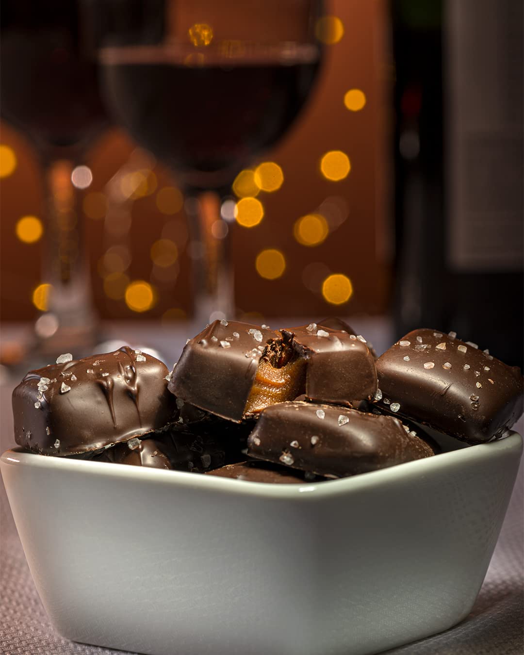 Sanders Dark Chocolate Sea Salt Caramels - 36 ounces (2.25 pounds)