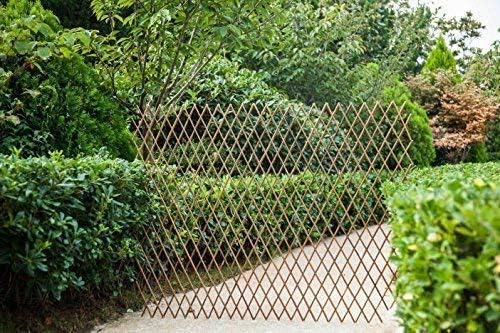 Sumery Nature Willow Trellis Expandable Plant Support Plant Climbing Lattices Trellis Willow Expandable Trellis Fence for Climbing Plants Support