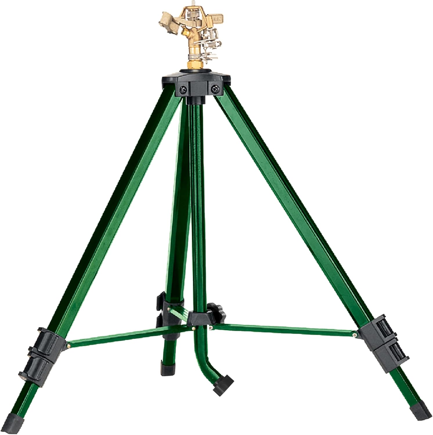 Orbit 58308Z Brass Impact Sprinkler on Tripod Base - Heavy-Duty Brass Sprinklers on Tripod.