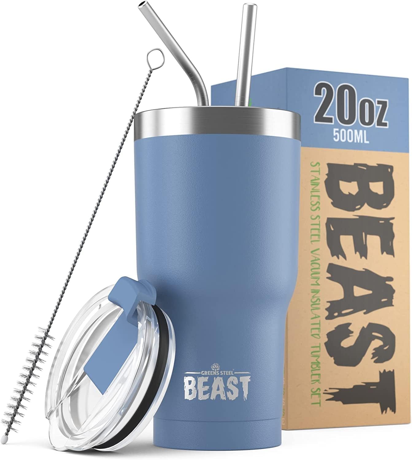 Beast 30 oz Tumbler Stainless Steel Vacuum Insulated Coffee Ice Cup Double Wall Travel Flask (Cupcake Pink)