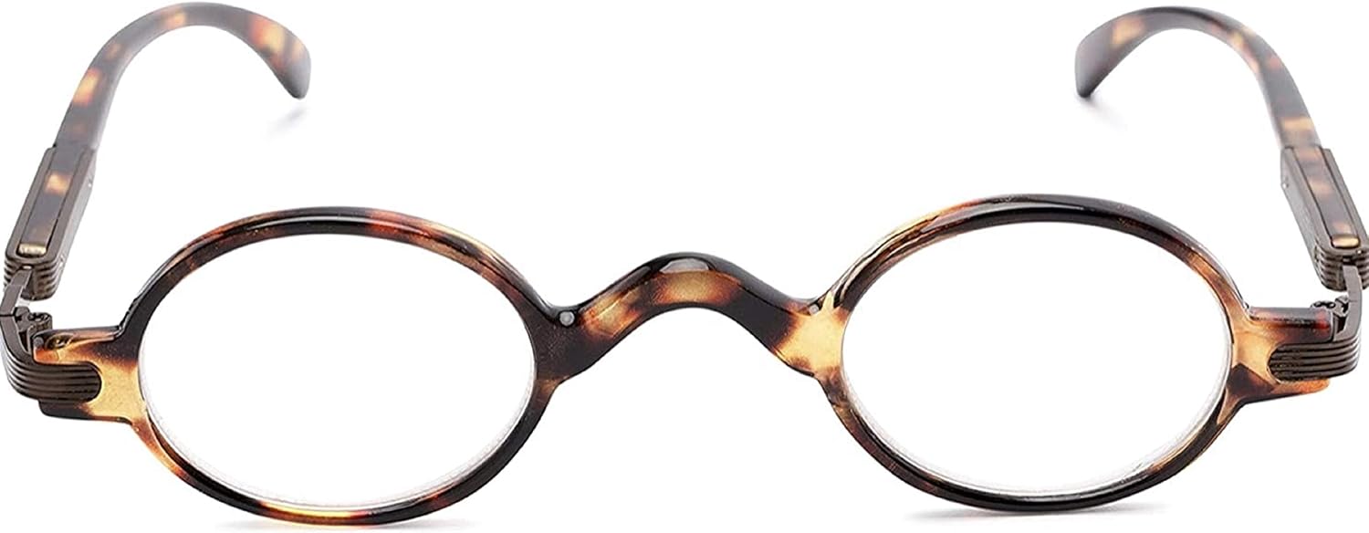 The Potter Unisex Reader, Metal Round Vintage Spring Hinge Reading Glasses for Men and Women + 1.50 (2 Tortoise)