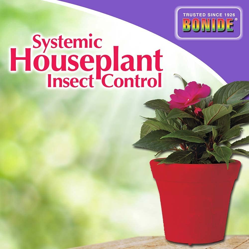 Bonide (BND951 - Systemic House Plant Insect Control, 0.22% Imidacloprid Insecticide (8 oz.), White (4)