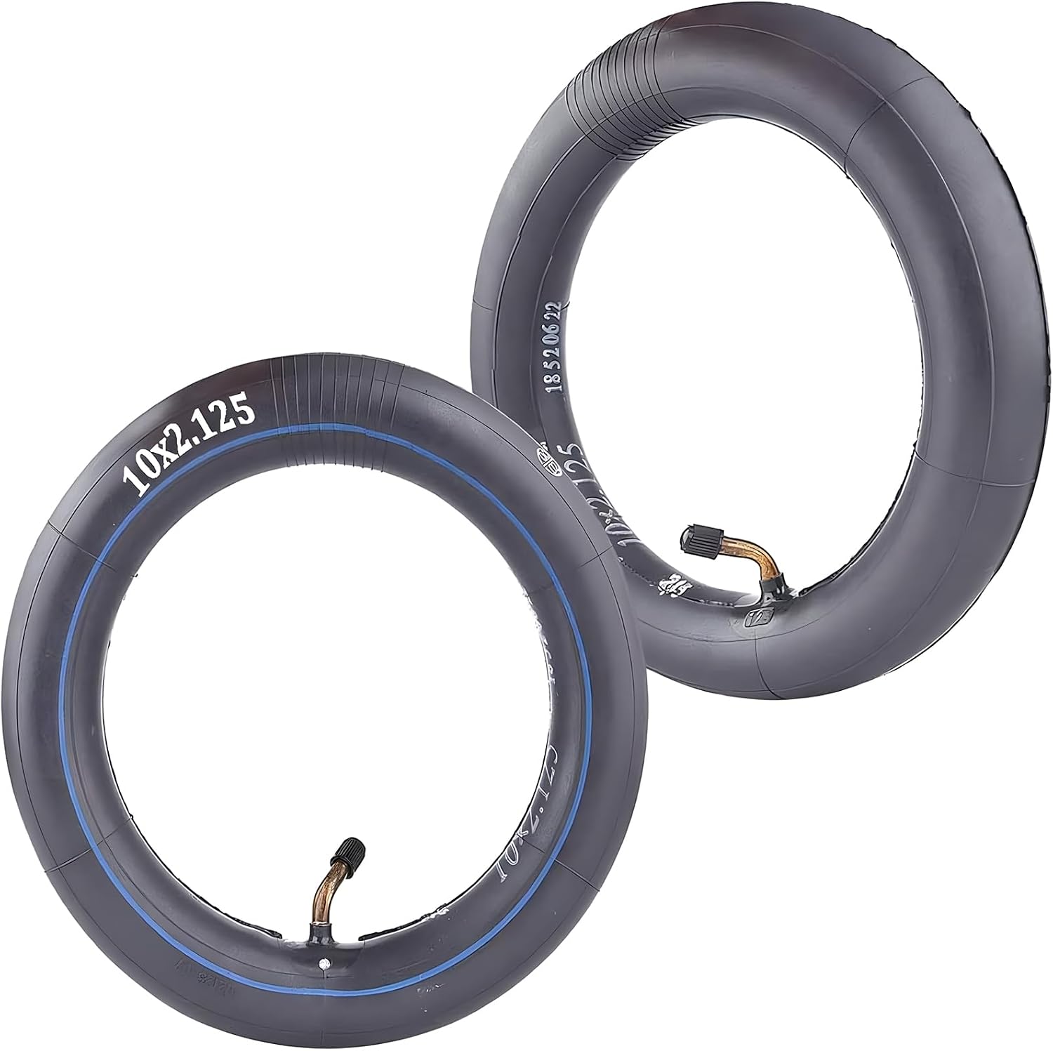10x2.125 Inner Tube 2 Pack for Stroller Tricycle Kid Bike