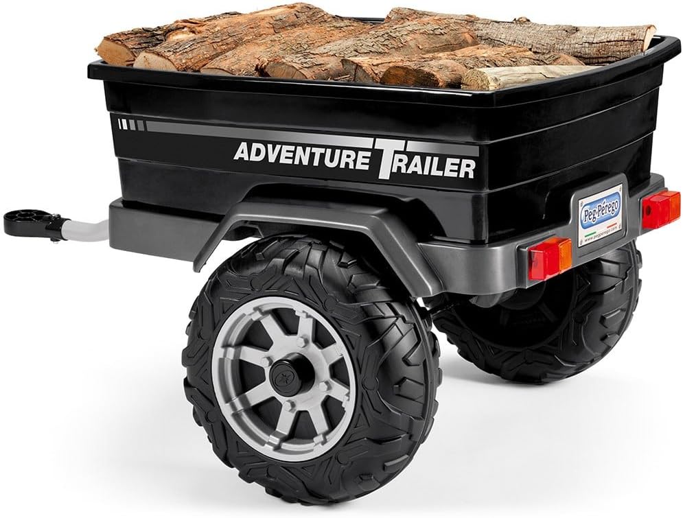 Peg Perego Adventure Trailer Ride On, Black