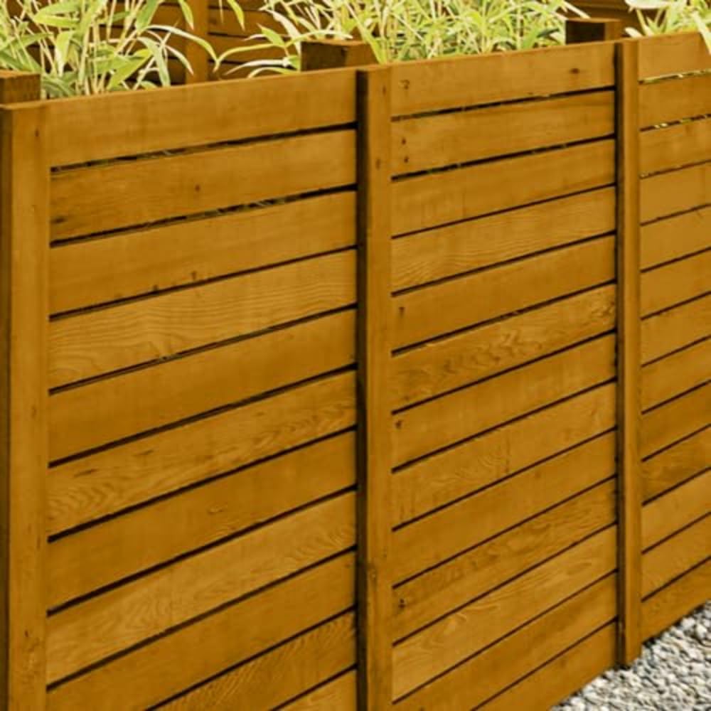 Flood CWF-UV 5 gal Honey Gold Transparent Exterior Wood Stain & Sealer | Oil-Based Penetrating Deck, Fence & Siding Stain, Water Repellent UV