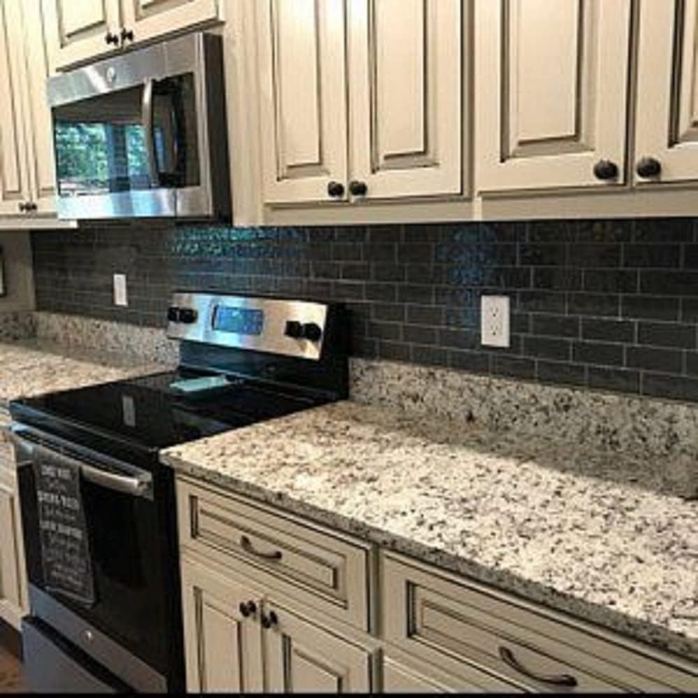 Self Adhesive Vinyl Countertop Wrap | Gray White Black Granite Quartz Marble Contact Paper | Peel and Stick Counter Top Laminate Sheet | 36" x 120"