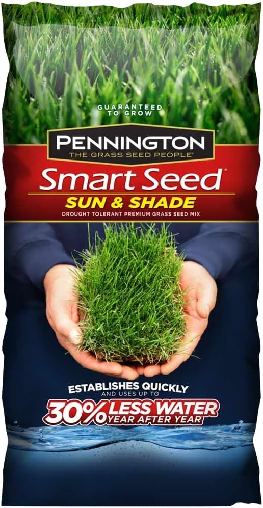 Pennington 100086838 Smart Seed Sun and Shade North Premium Grass Seed Blend, 3-Pound