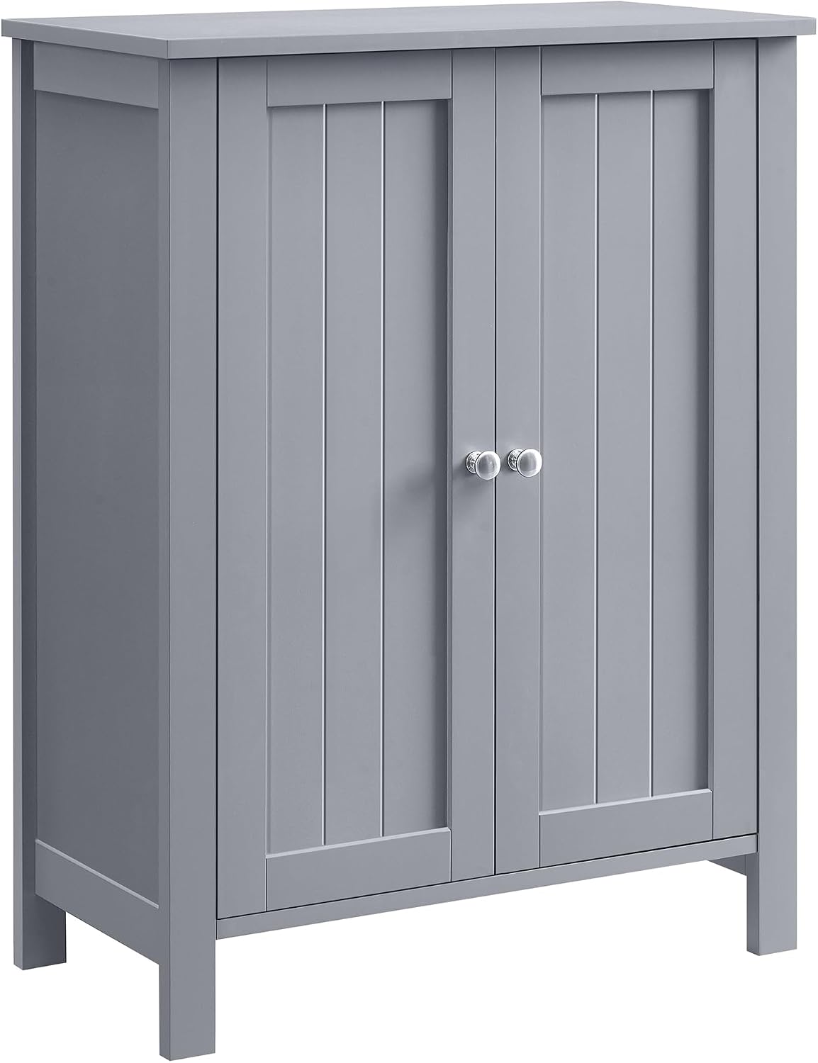 VASAGLE Floor Storage Cabinet, Freestanding Storage Unit with 3 Drawers, 1 Adjustable Shelf, for Bathroom Living Room Dining Kitchen, 11.8 x 23.6 x 31.5 Inches, Cloud White UBBC049WH01S