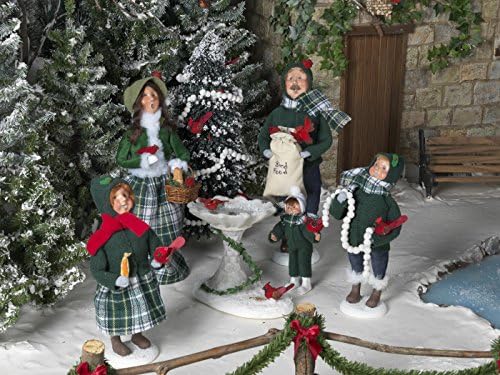 Byers' Choice Family with Cardinals Girl Caroler Figurine #111G from The Specialty Families Collection