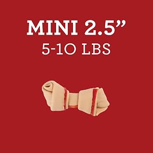 Mini chews 2.5 inches 5-10 pounds