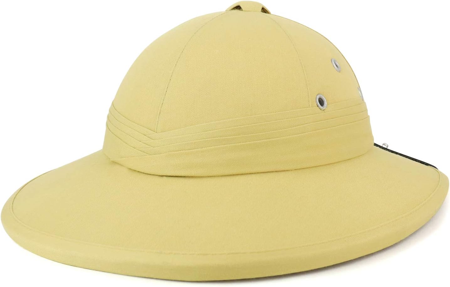 Armycrew French Style 100% Genuine Pith Helmet Safari Hat
