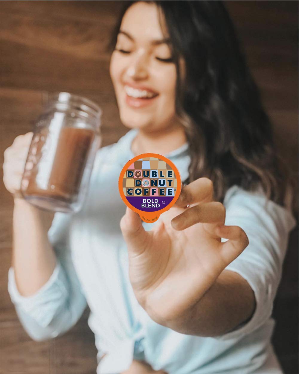 Double Donut Coffee Breakfast Blend Coffee Pods, Light Roast Coffee in Recyclable Single-Serve Pods for Keurig K Cups Brewer Machines, 80 Count Bulk Pack, original version
