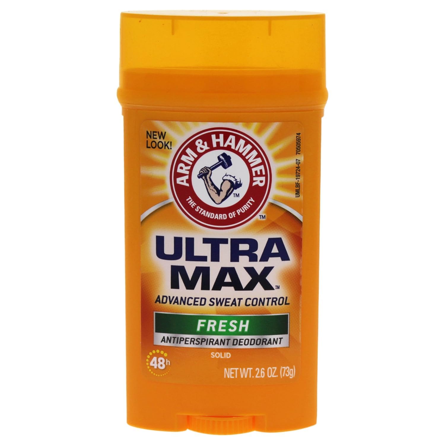 ARM & HAMMER ULTRAMAX Anti-Perspirant Deodorant Invisible Solid Unscented 2.60 oz (Pack of 2)