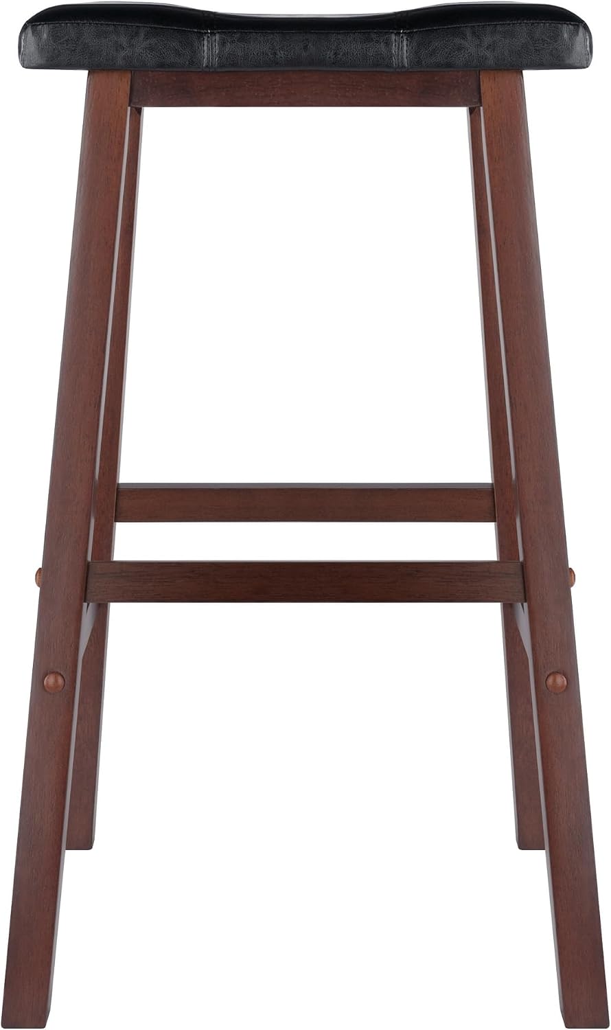 Winsome Mona Stool, 24", Antique Walnut