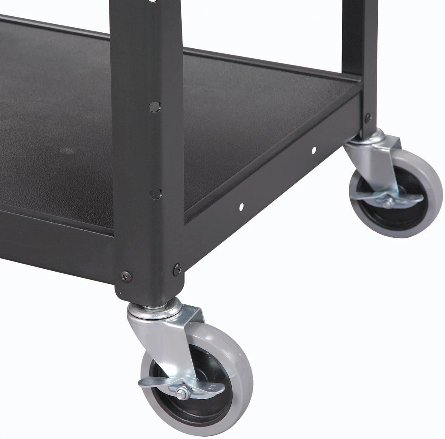 Global Industrial Steel Audio Visual & Instrument Cart - Black