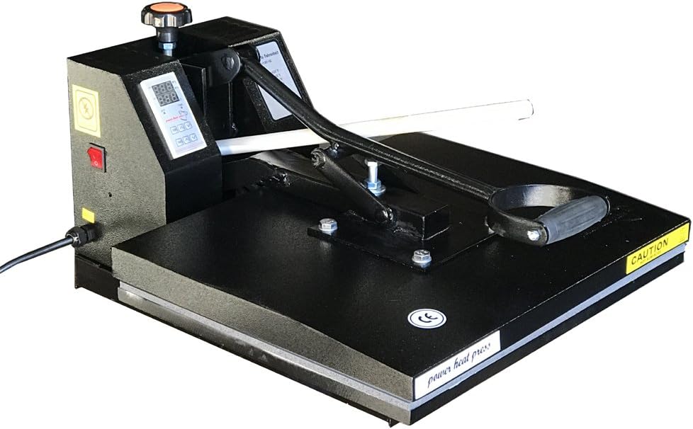Fancierstudio Heat Press 16x20 Lower Platen Pull Out 5.5" Sublimation Rhinestone Heat Press FS16x20BP Black