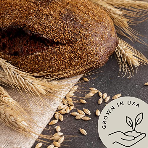 Organic Soft White Wheat Berries 5.8lb - Healthy Whole Grains Bulk | Ideal for Feeder Oats, Flour, Bread, Soup - High in Protein & Fiber - USA Grown | USDA Certified | Vegan | Non-GMO