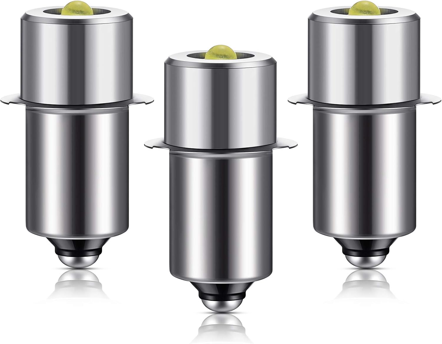 Honoson 3 Pcs 6-24V LED Flashlight Bulbs 3w Dc Replacement