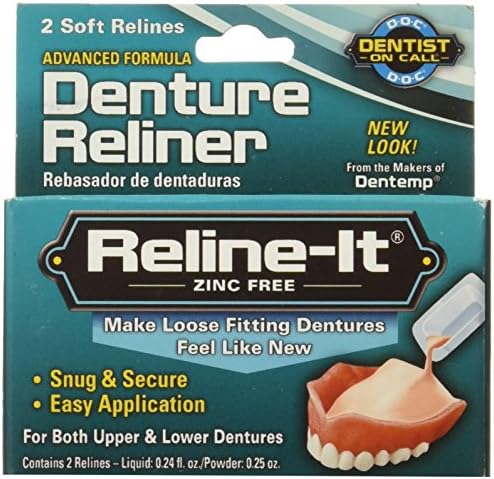 D.O.C. Reline-It Advanced Denture Reliner Kit ( Pack of 2)