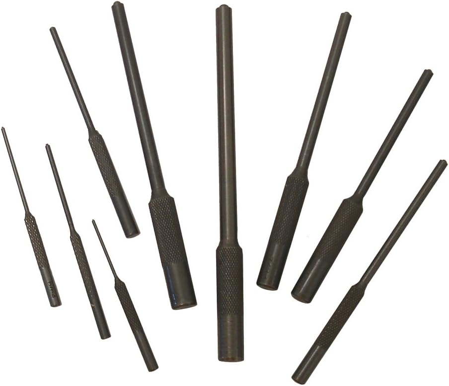 Grip 9 pc Roll Pin Punch Set Gunsmithing