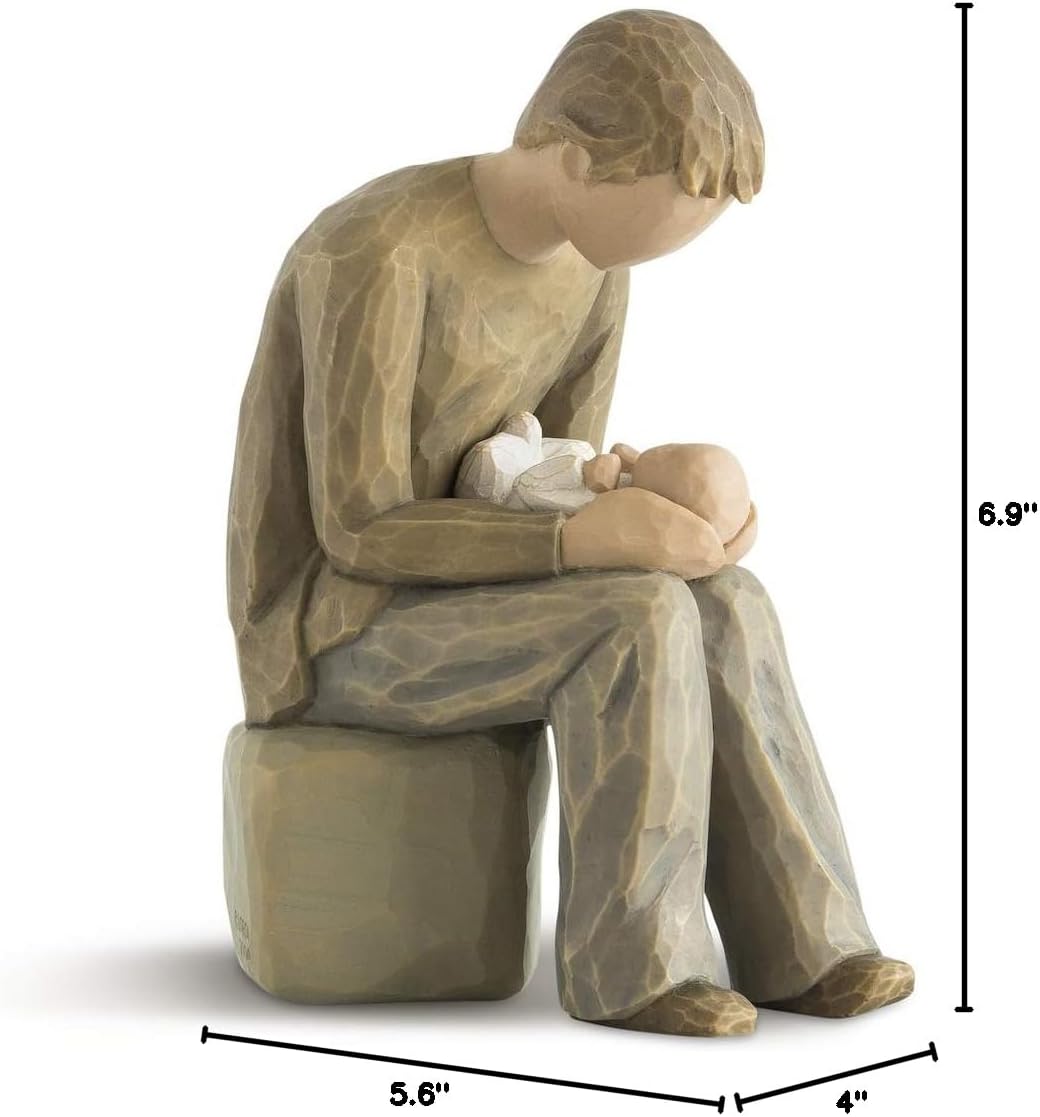 Willow Tree Nurture, Sculpted Hand-Painted Figure | Hand-Painted Resin Figurine, Sculpted by Artist Susan Lordi, Celebrates Loving Family Relationships, Family Grouping