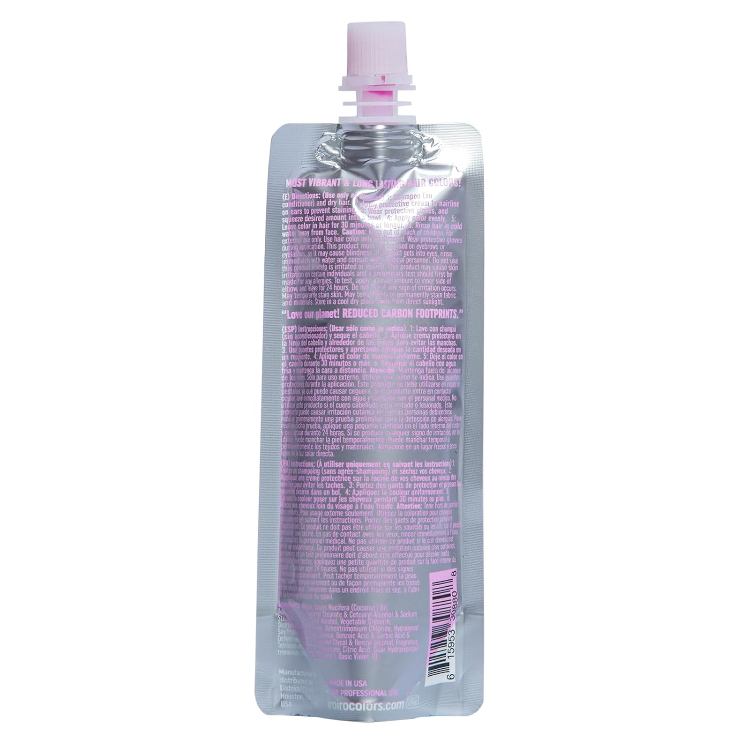 IROIRO Premium Natural Semi-Permanent Hair Color 70 Pink (4oz)