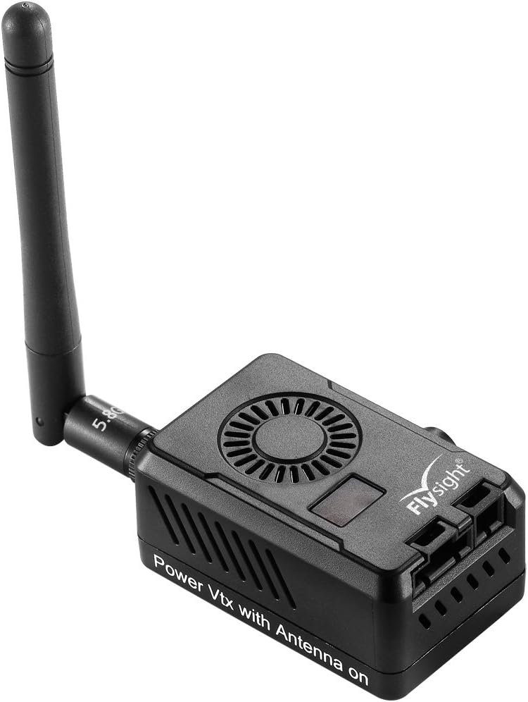 Black Mamba Audio Video Transmitter 5.8 ghz 40CH FPV Vtx for Gopro FPV Drone Video Transmitter 5V Output (RPSMA ANT 5V Out for Gopro)