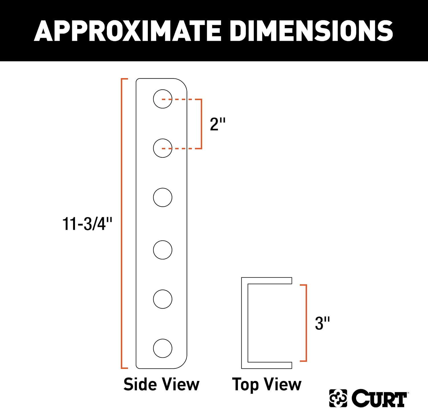 Curt Manufacturing 48650 5 Position Channel