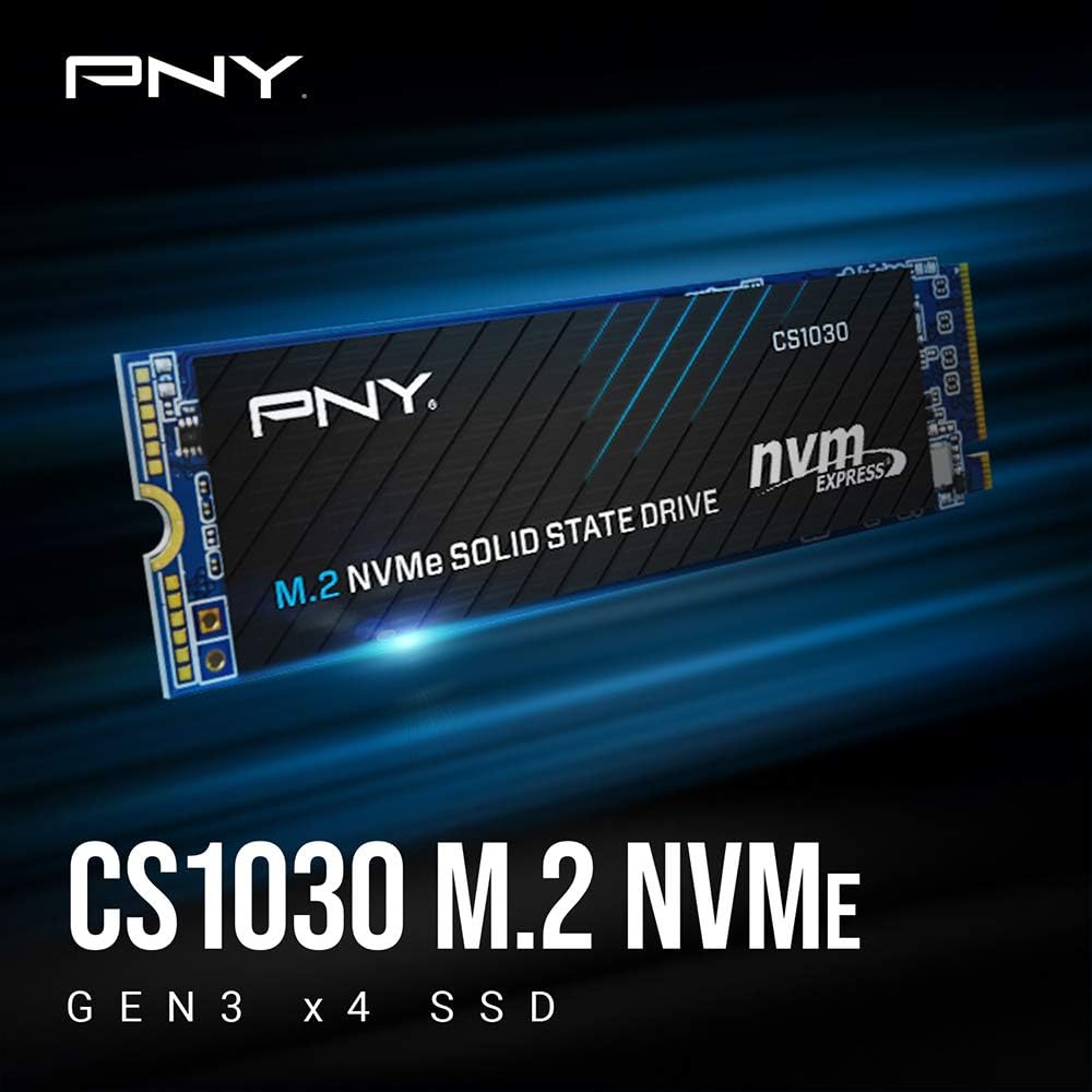 PNY CS1030 1TB PCIe Gen3 x4 NVMe M.2 2280 Internal SSD