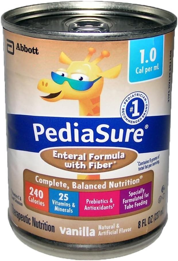 Pediasure 1 Cal With Fiber (Vanilla) 8-Fl-Oz/Can 1 Case Of 24