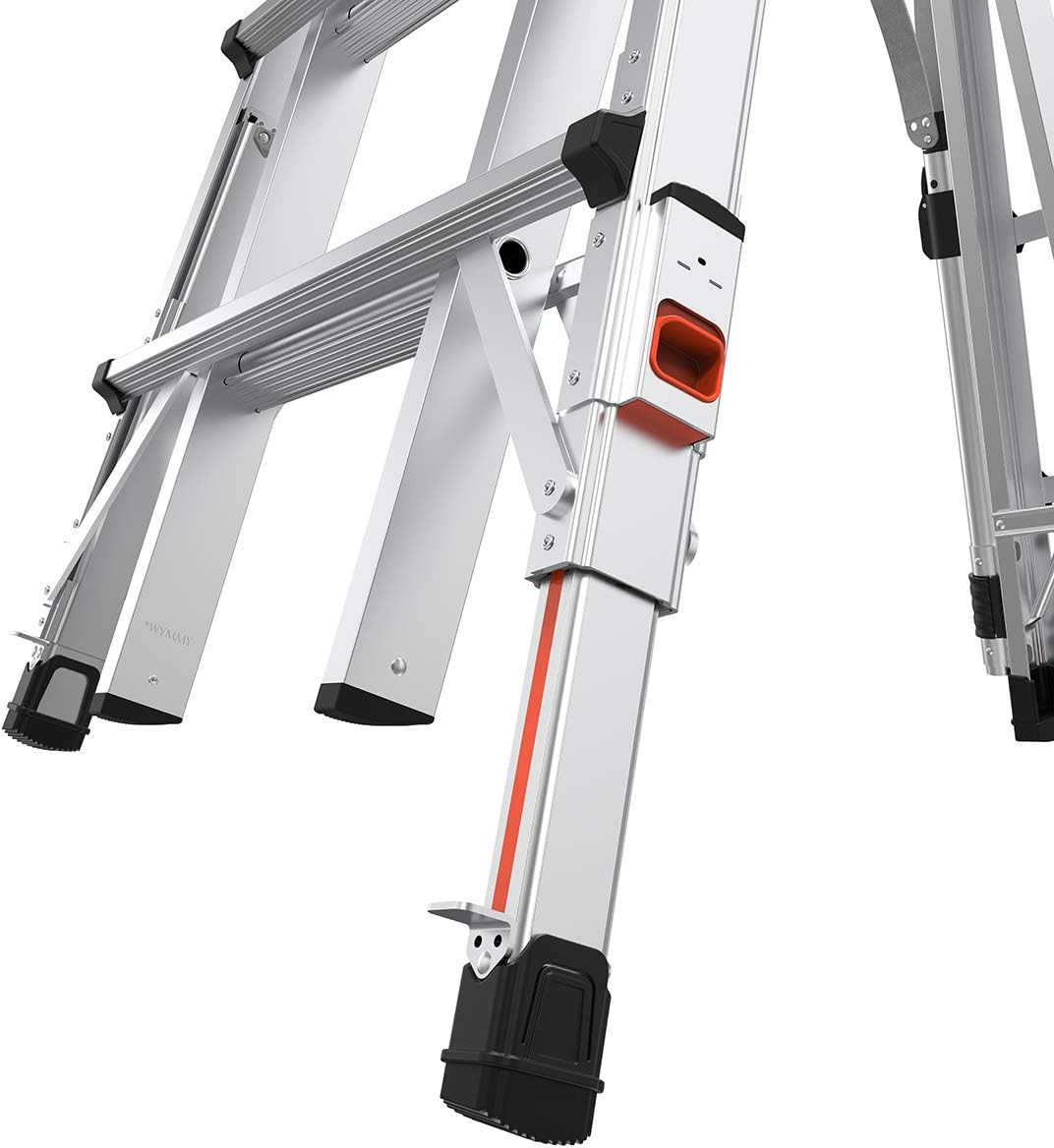 Little Giant Ladders, Epic, M26, 26 ft, Multi-Position Ladder, Aluminum, Type 1A, 300 lbs weight rating, (16826-818)