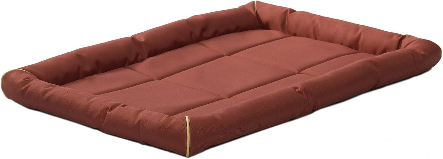MidWest Homes for Pets Intermediate QuietTime MAXX Ultra-Rugged Dog Bed, Water & Odor Resistant, Bolstered Edge, Non-Slip Bottom, Fits 36-inch Crates, Black