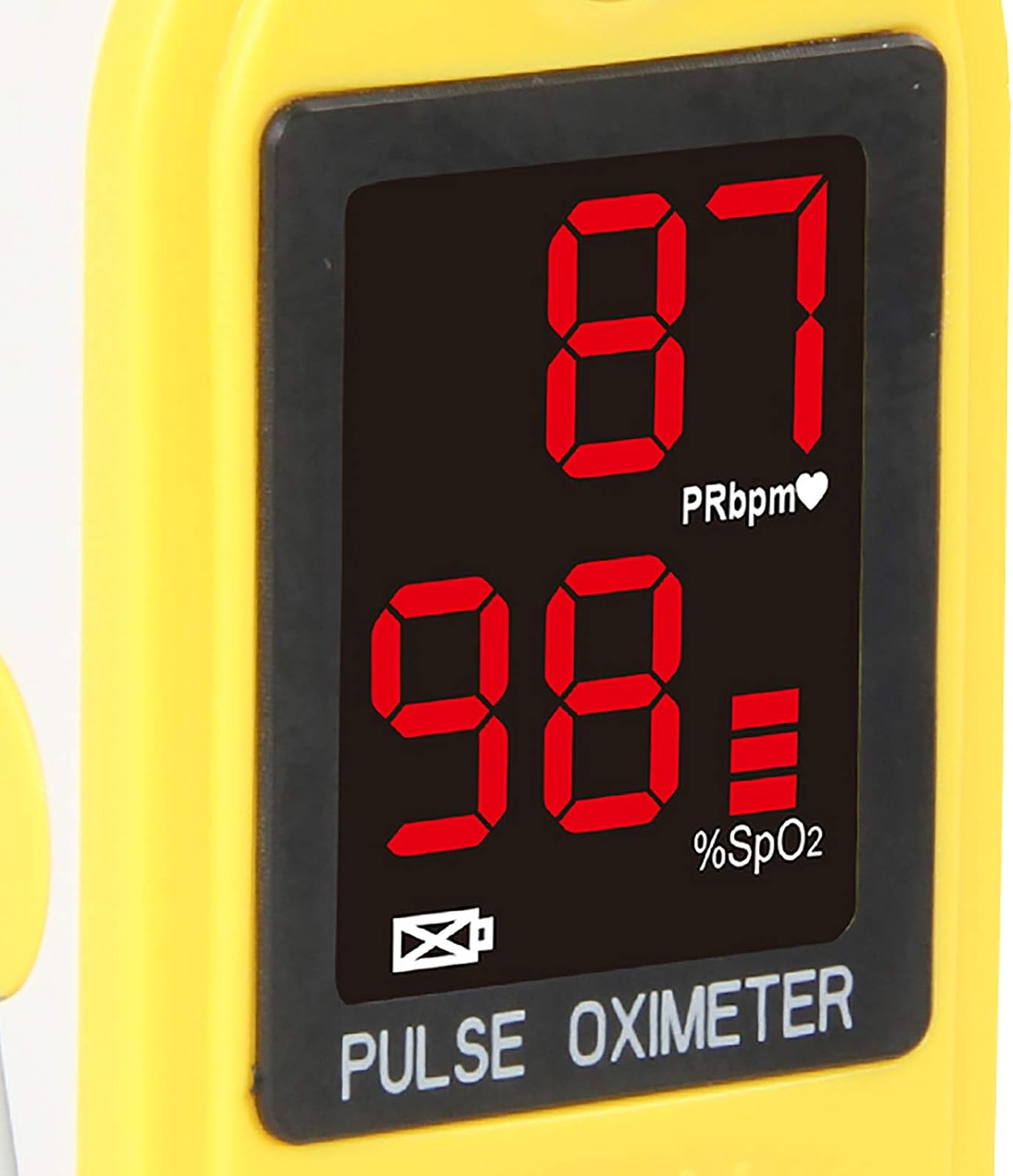 Concord Basics Fingertip Pulse Oximeter - Blood Oxygen Saturation Monitor with Carrying Case, Batteries, Silicone Cover & Lanyard - Easy to Use