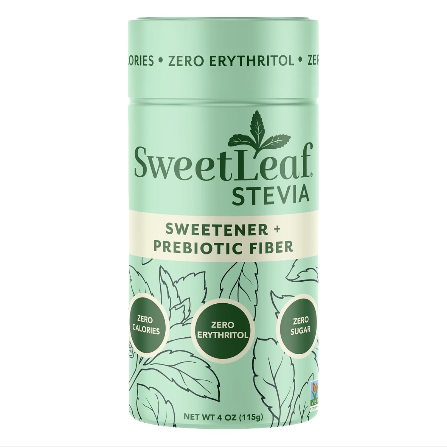 SweetLeaf Stevia Powder Shaker Jar, Sugar Free - 4 Oz, 3 Pack | Zero Calorie Sweetener No Erythritol, Stevia Leaf Extract, Natural Sugar Substitute for Coffee & Baking