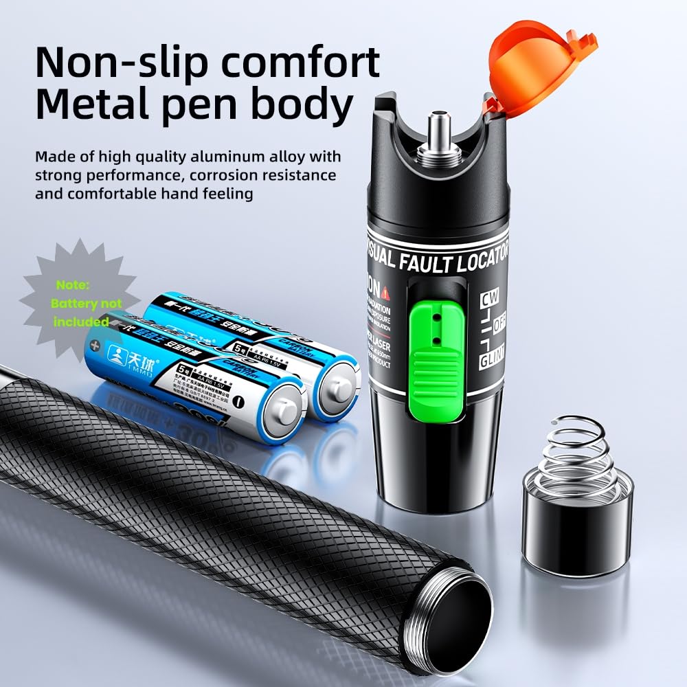 Visual Fault Locator, Fiber Optic Cable Tester Meter