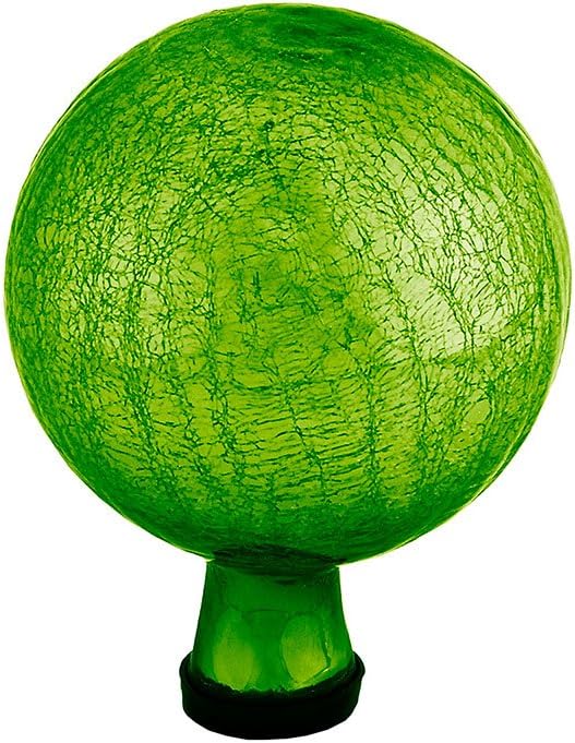 Achla Designs G10-FG-C Gazing, Fern Green 10 inch Glass Garden Globe Ball Sphere, 10
