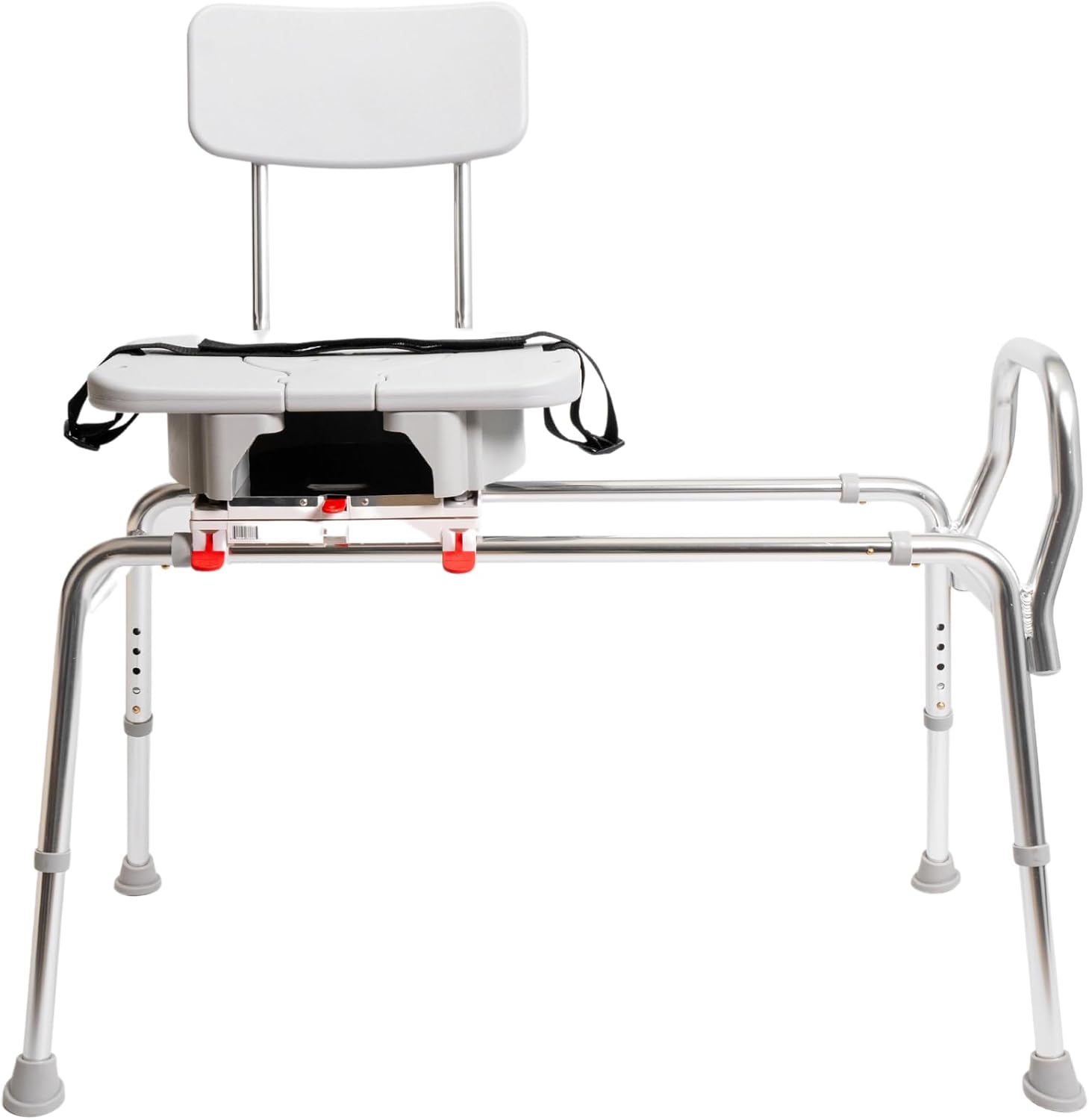 Tub Transfer Bench with Swivel Seat, for Elderly & Disabled, Standard | Eagle Health Supplies Sliding Shower Chair for Inside Shower, FSA/HSA eligible, Height Adjustable, 77662