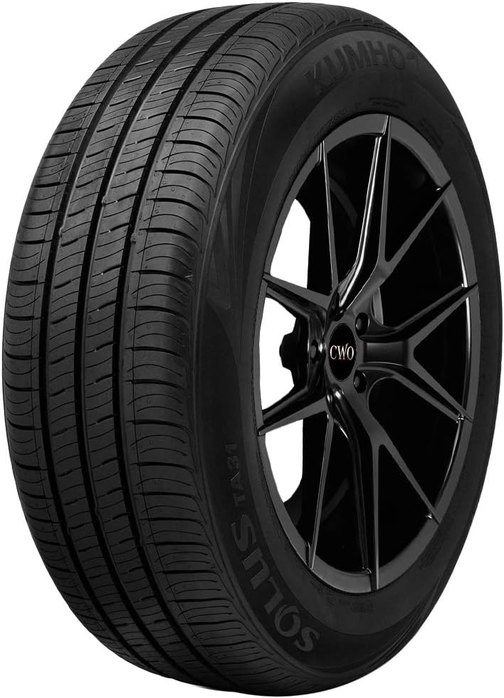 Kumho Solus TA31 All-Season Tire - 215/55R17 94V | Passenger Performance All Season Traction 94V Rated Standard Load Radial Construction Black Sidewall Tire