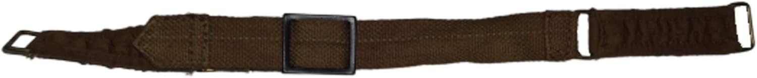 Warreplica WWII British Army Brodie Helmet Chin Doughboy Chin Strap – Lot of 2 Reproduction for Collectors, Historical Display, Reenactment