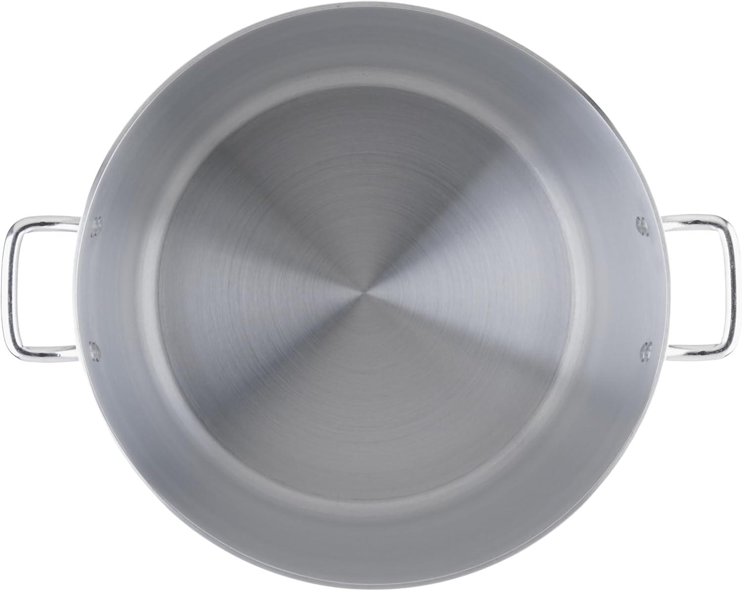 Winco 20 qt Aluminum Heavy-Duty Stock Pot | Thick walls, Riveted handles, Wide base, Great for Stocks, Soups, Pasta and Batch Cooking