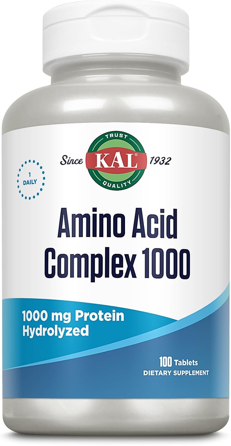 KAL Amino Acid Complex Tablets 1000 mg, 100 Tablets