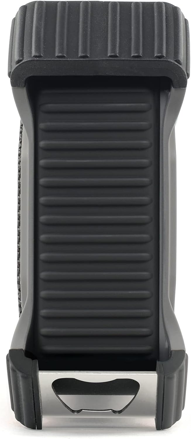 ECOXGEAR EcoEdge Plus GDI-EXEGPL410 Rugged Waterproof Floating Portable Bluetooth Wireless 20 Watt Smart Speaker with Bottle Opener and LED Party