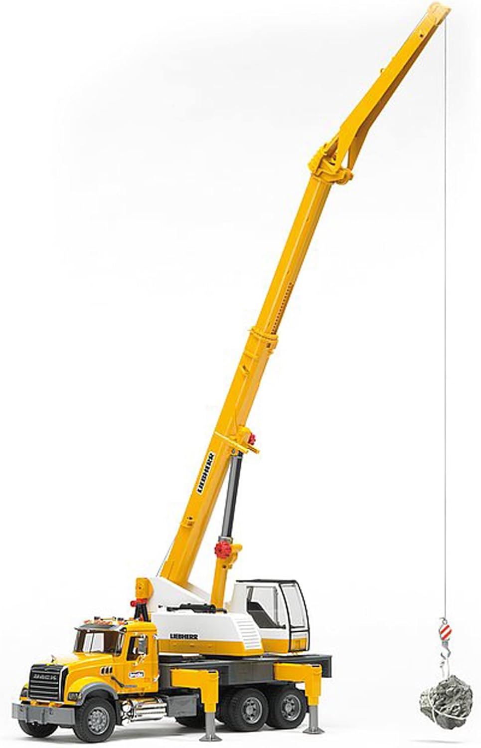 Bruder 02818 Mack Granite Liebherr Crane Truck
