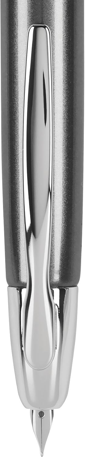 PILOT Vanishing Point Collection Refillable & Retractable Fountain Pen, Matte Black Barrel, Blue Ink, Fine Nib (60580)