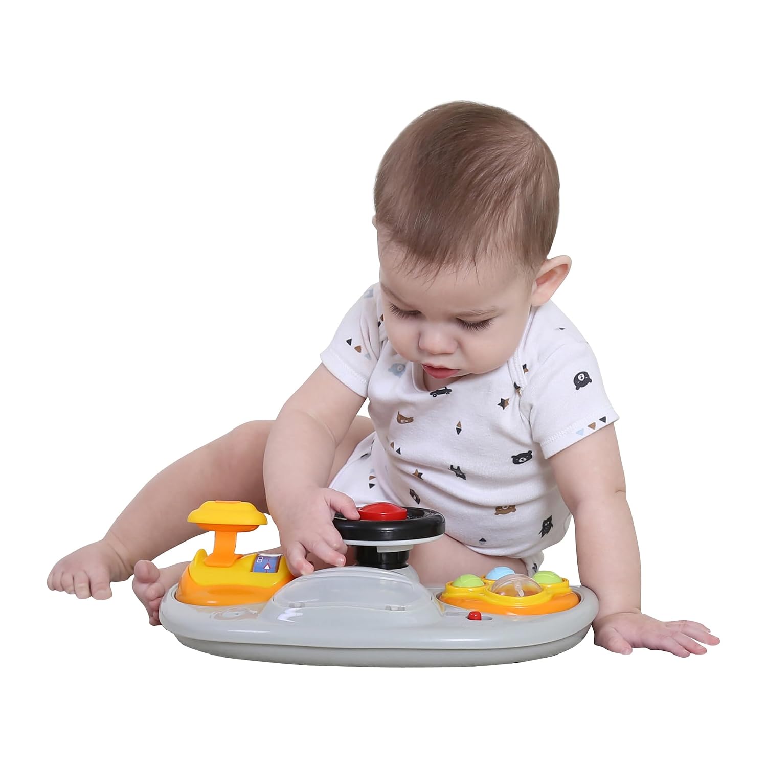 Smart Steps Trend Activity Walker with Removeable Toy Bar, Multi-Directional Front Wheels, Tray, Adjustable Height and Flat Fold Frame for Storage, Ages 6 Months +, Emily Pink