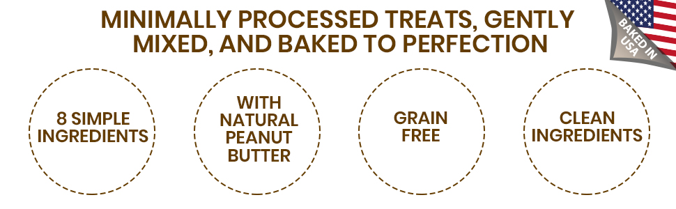 wag more bark less oven baked grain free peanut butter apples clean ingredients