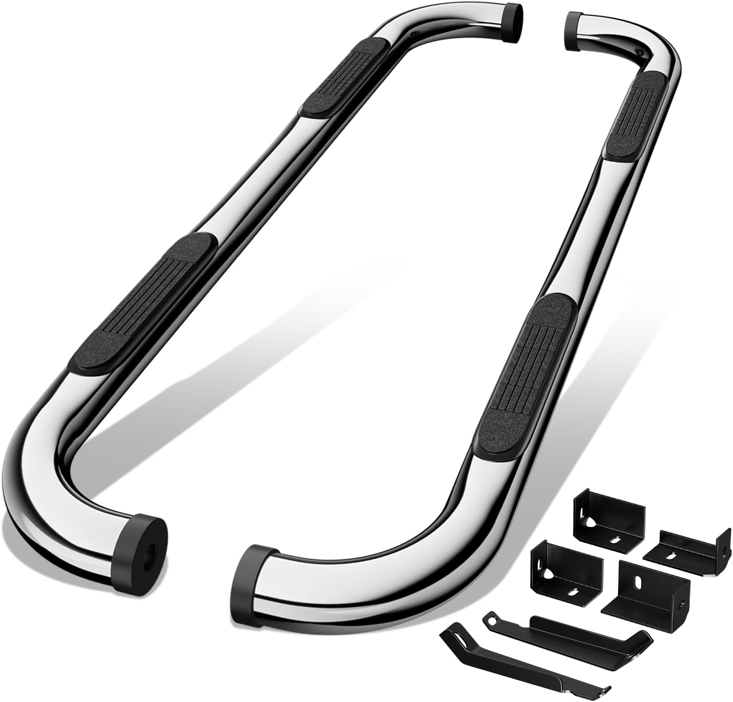 Auto Dynasty Running Board for 1999-2019 Silverado 1500-3500HD Extended Cab | 3" Stainless Steel Step Bars Fits For 99-19 Silverado Sierra 1500