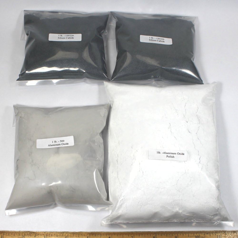 Vibratory Tumbler Grit Pack - Tumbling Media - 2 lbs. Coarse Grit, 1 lb. Pre-Polish, 1 lb. Polish - Adults - Indoor - Science - Rock Tumbling